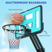 Basketball Hoop Stand 146-236cm | Adjustable Height with Safety Latch - Little and Giant Explorers SPORTNOW