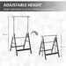 Adjustable Builders Trestle – Set of 2 Folding Saw Horses | Height Adjustable Steel HOMCOM - Little and Giant Explorers HOMCOM