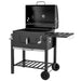 Charcoal Grill with Height-Adjustable Coal Pan - Little and Giant Explorers Outsunny