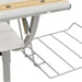 Adjustable Craft Desk – White and Grey | Tilting Workstation with Storage VIDAXL - Little and Giant Explorers vidaXL