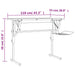 Adjustable Craft Desk – White and Grey | Tilting Workstation with Storage VIDAXL - Little and Giant Explorers vidaXL