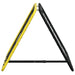 Football Rebounder - Double Side - Adjustable in Yellow and Black - Little and Giant Explorers vidaXL