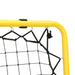 Football Rebounder - Double Side - Adjustable in Yellow and Black - Little and Giant Explorers vidaXL