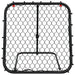 Football Rebounder - Adjustable in Black (84 x 73 x 60-80cm) - Little and Giant Explorers vidaXL