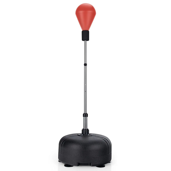 Adjustable Freestanding Punching Ball with Stand - 55"–62.5" | 4-Level Adjustable Height COSTWAY - Little and Giant Explorers Costway