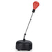 Adjustable Freestanding Punching Ball with Stand - 55"–62.5" | 4-Level Adjustable Height COSTWAY - Little and Giant Explorers Costway