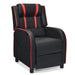 Adjustable Gaming Chair with Recliner and Footrest | Red - Little and Giant Explorers Costway