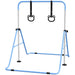 Adjustable Kids Gymnastics Bar with Non Slip Mats in Blue - Little and Giant Explorers HOMCOM