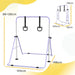 Adjustable Kids Gymnastics Bar with Non Slip Mats in Purple - Little and Giant Explorers HOMCOM