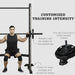 Adjustable Squat Rack with Pull Up Bar and Barbell Bar - Little and Giant Explorers HOMCOM