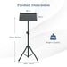 Adjustable Tripod Projector Stand – 70–118.5cm Height | 180° Tilting Tray COSTWAY - Little and Giant Explorers Costway