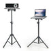 Adjustable Tripod Projector Stand – 70–118.5cm Height | 180° Tilting Tray COSTWAY - Little and Giant Explorers Costway