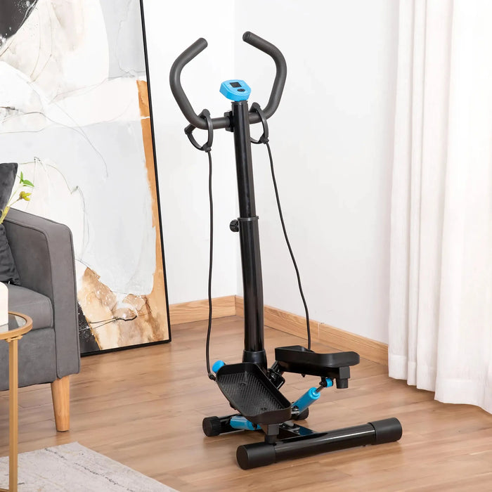 Adjustable Twist Stepper Fitness Step Machine with LCD Screen - Little and Giant Explorers HOMCOM