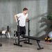 Adjustable Weight Bench Press with Barbell Rack - Little and Giant Explorers HOMCOM