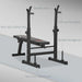 Adjustable Weight Bench Press with Barbell Rack - Little and Giant Explorers HOMCOM