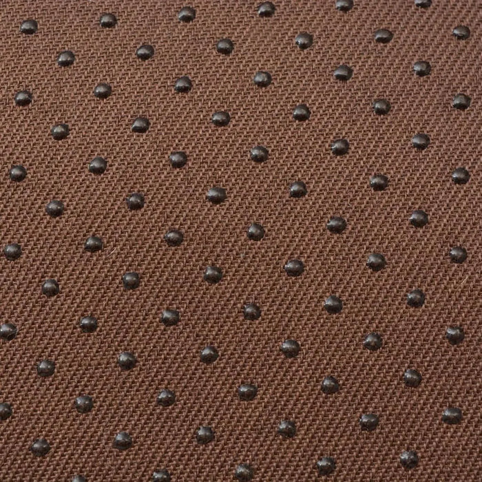 Brown textured fabric with small raised dots