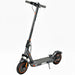 Black Sportnow electric scooter with 350W motor, hydraulic suspension, pneumatic tires, and orange accents