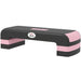Aerobic Exercise Stepper - Pink and Black | Adjustable 3-Level Step Platform HOMCOM - Little and Giant Explorers HOMCOM