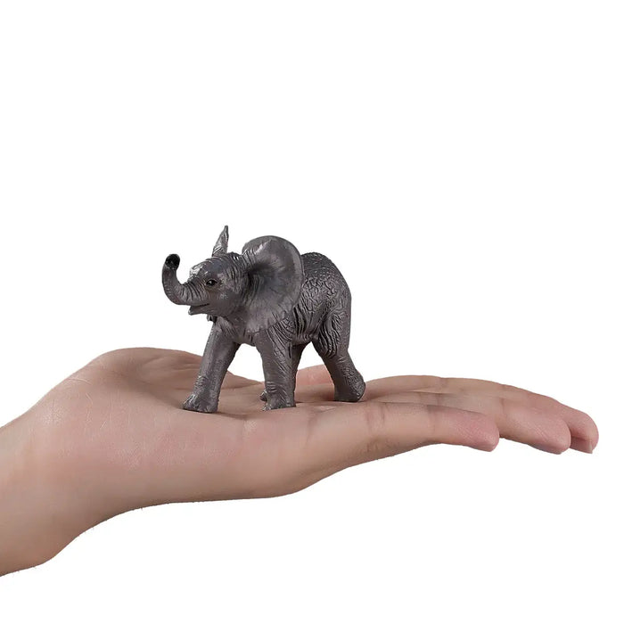 African Elephant Calf Toy - Realistic Wildlife Figurine | Educational Wildlife Model MOJO FUN - Little and Giant Explorers Mojo Fun
