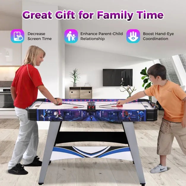 Air Hockey Game Table - Little and Giant Explorers Costway