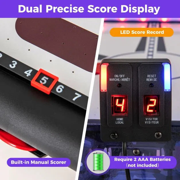 Air Hockey Game Table - Little and Giant Explorers Costway