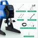 Airless Paint Sprayer – Dark Blue Electric Spray Gun | Adjustable Pressure and Accessories HOMCOM - Little and Giant Explorers HOMCOM