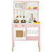 All-in-One Kids Wooden Kitchen Playset - Pink | Stove, Microwave and Accessories AIYAPLAY - Little and Giant Explorers AIYAPLAY