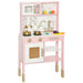 All-in-One Kids Wooden Kitchen Playset - Pink | Stove, Microwave and Accessories AIYAPLAY - Little and Giant Explorers AIYAPLAY