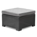 Allibert Outdoor Ottoman 'California' in Grey - Little and Giant Explorers Keter