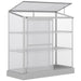 Aluminium Cold Frame Greenhouse | Compact Lean-To with Shelves OUTSUNNY - Little and Giant Explorers Outsunny