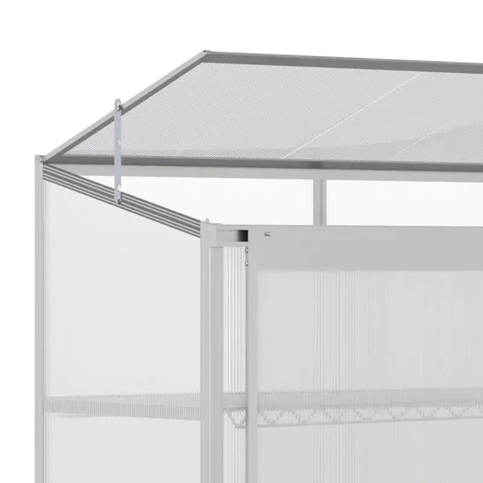 Aluminium Cold Frame Greenhouse | Compact Lean-To with Shelves OUTSUNNY - Little and Giant Explorers Outsunny