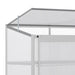 Aluminium Cold Frame Greenhouse | Compact Lean-To with Shelves OUTSUNNY - Little and Giant Explorers Outsunny