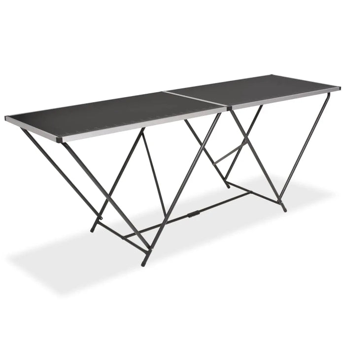 Aluminium Folding Pasting Table (200 x 60 x 78cm) - Little and Giant Explorers vidaXL