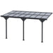 Aluminium Framed Patio Gazebo Pergola with PC Roof (4.35 x 3m) - Little and Giant Explorers Outsunny