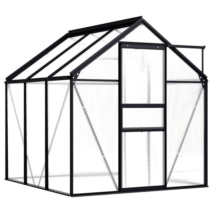 Aluminium Greenhouse in Anthracite 3.61m² - Little and Giant Explorers vidaXL