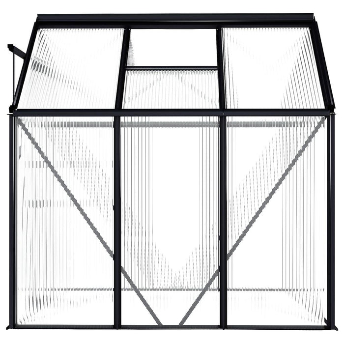 Aluminium Greenhouse in Anthracite 3.61m² - Little and Giant Explorers vidaXL