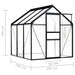 Aluminium Greenhouse in Anthracite 3.61m² - Little and Giant Explorers vidaXL