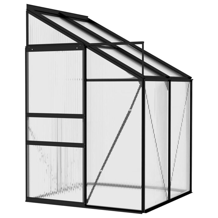 Aluminium Greenhouse in Anthracite 2.59m³ - Little and Giant Explorers vidaXL