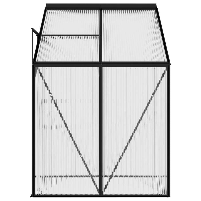 Aluminium Greenhouse in Anthracite 2.59m³ - Little and Giant Explorers vidaXL