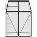 Aluminium Greenhouse in Anthracite 2.59m³ - Little and Giant Explorers vidaXL