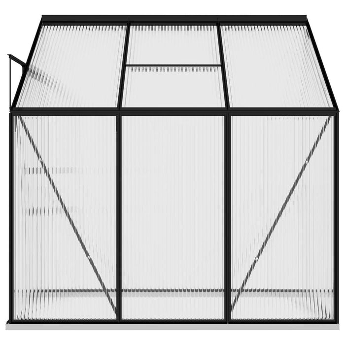 Aluminium Greenhouse in Anthracite 3.97m³ - Little and Giant Explorers vidaXL