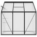 Aluminium Greenhouse in Anthracite 3.97m³ - Little and Giant Explorers vidaXL