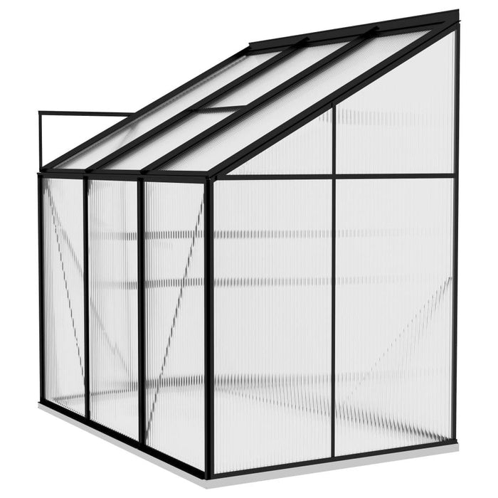 Aluminium Greenhouse in Anthracite 3.97m³ - Little and Giant Explorers vidaXL