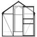 Aluminium Greenhouse in Anthracite 4.75m² - Little and Giant Explorers vidaXL