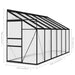 Aluminium Greenhouse in Anthracite 7.77m³ - Little and Giant Explorers vidaXL