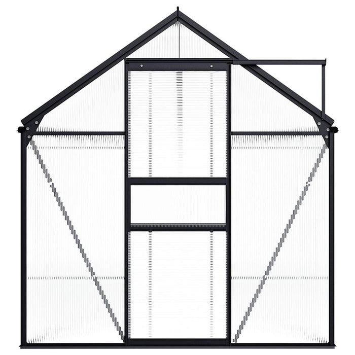 Aluminium Greenhouse in Anthracite 9.31m² - Little and Giant Explorers vidaXL