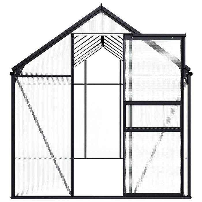 Aluminium Greenhouse in Anthracite 9.31m² - Little and Giant Explorers vidaXL