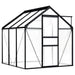 Aluminium Greenhouse in Anthracite 3.61m² - Little and Giant Explorers vidaXL