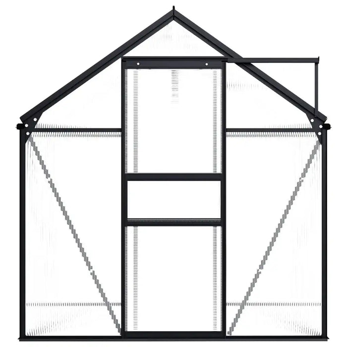 Aluminium Greenhouse in Anthracite 3.61m² - Little and Giant Explorers vidaXL