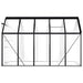 Aluminium Greenhouse with Base Frame in Anthracite 5.89m² - Little and Giant Explorers vidaXL